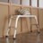 Aluminum Work Platform Large Size Step Stool Folding Portable Work Bench 40"  Width Telescopic Feet 22" -27.5" Height Adjustable
