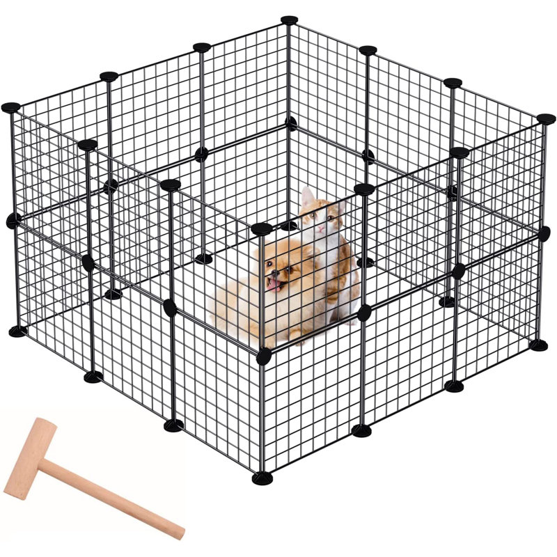 27.6'' H Panel Metal Exercise Pen