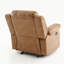 Fauteuil inclinable et oscillant en cuir Charlotte