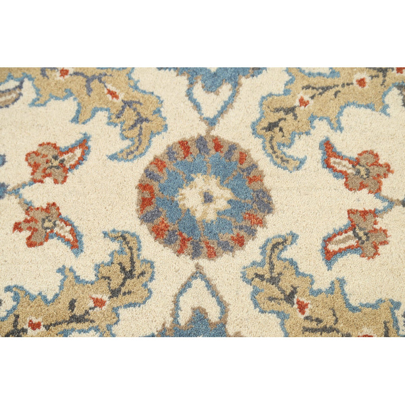 Wool Floral Indoor Rug