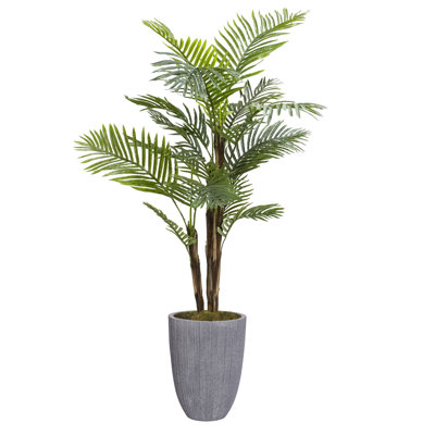 82.1'' Faux Palm Tree in Planter