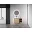 Meuble-lavabo mural 36 po avec lavabo d'art en céramique et tablettes de rangement 36 po-71195961-71195963