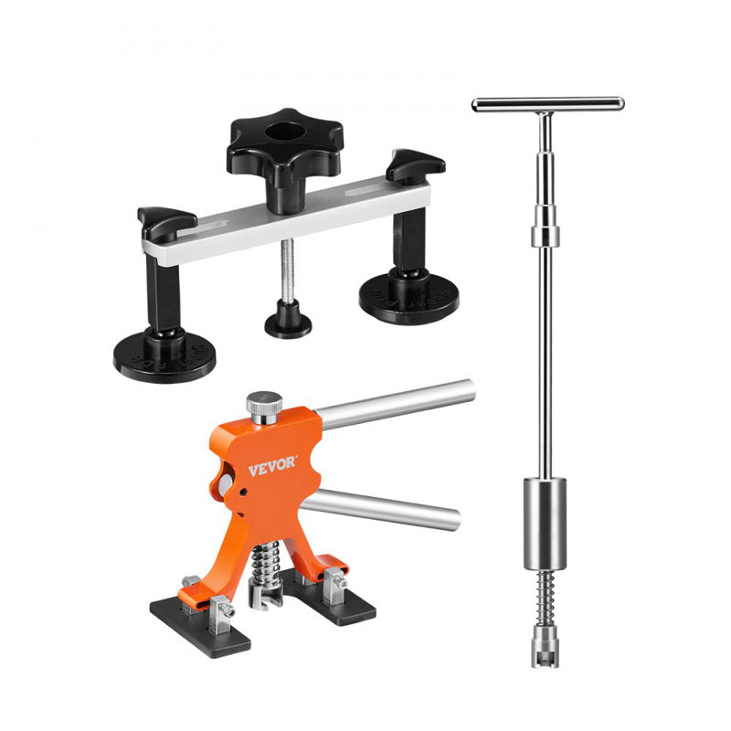 Ensemble de 69 pièces de réparation de bosses, outils de dépose de carrosseries sans peinture