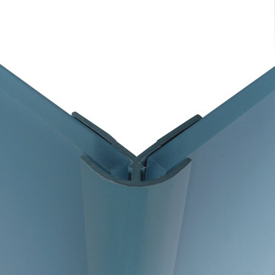 0.8" x 96" Wall Paneling in Blue