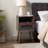 Olexandra Solid Wood Nightstand With USB-741658459