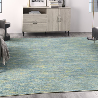 Tapis bleu nautique Yolonda