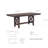 Modern Dining Table Set with Buffet Cabinet and 8 Chairs