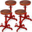 Tabouret pivotant en bois massif Jaitun-657797733-718176644