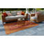 Tapis oriental oriental en polypropylène réversible, résistant aux rayons UV, 100% recyclé-1826524522