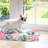  Wildflower Floral Bathroom Rug - Cute Tufted Non Slip Soft Flower Shaped Bath Mat, Washable Farmhouse & Cottagecore Bathroom Decor - Aesthetic Green Rug For Vanity, Tub, Entryway(32''x20'')-1884824681-1884401812