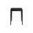 NTC Mingle Modern Wooden Rectangle Desk Table with Hidden Drawer – Waterproof & Heat Resistant, Burnt Black-780415368