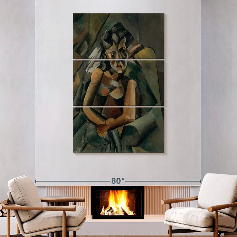 Avery Femme Assise, 74" H x 48" W
