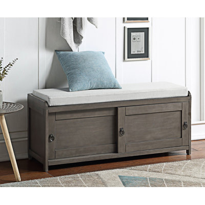 Banc avec armoire de rangement