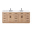 Meuble-lavabo double Gavino 84 avec comptoir-1889166099