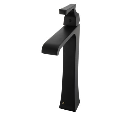 Arched Square Single Hole Vessel Sink Bathroom Faucet