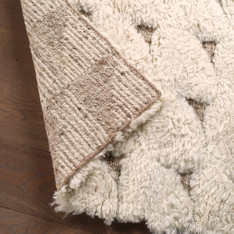 Jaipur Living Michael Habachy Saqqara GAM03 Handmade Contemporary IvoryWhite (8'x10'), Rectangle 8' x 10'