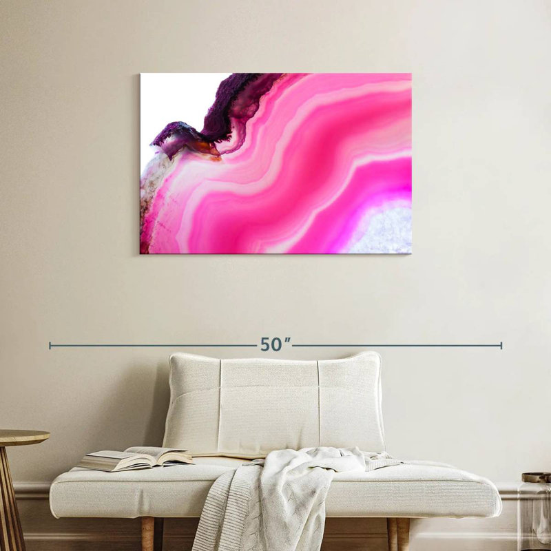 Avery Magenta Abstract, 24" H x 36" W