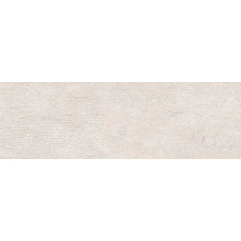 Crete 12'' x 40'' Ceramic Stone Look Wall Tile, Blanco