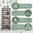 5-Tier Bamboo Shelf with Adjustable Layer for Bathroom, Bedroom, Kitchen, Black-114597600