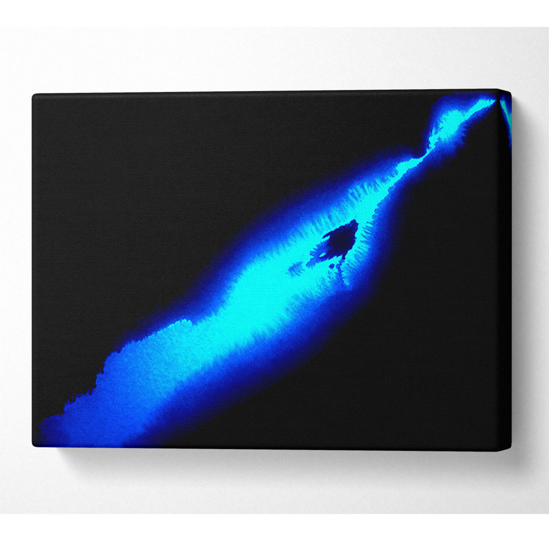 Blauer Tiefseetaucher - Kunstdrucke auf Leinwand - Wrapped Canvas