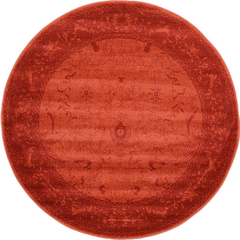 Amika Oriental Indoor Rug, Round 6'