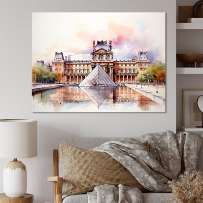 «Paris Le Louvre Essence - City Paris», art mural