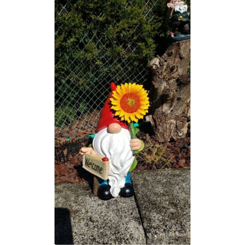 Statue de gnome de jardin Kallen