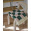 Checkered Wool Jacquard Throw Blanket-92357743
