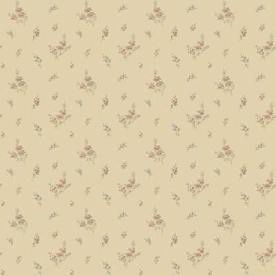 Miniatures 3 Collection Small Sprigs Wallpaper Roll