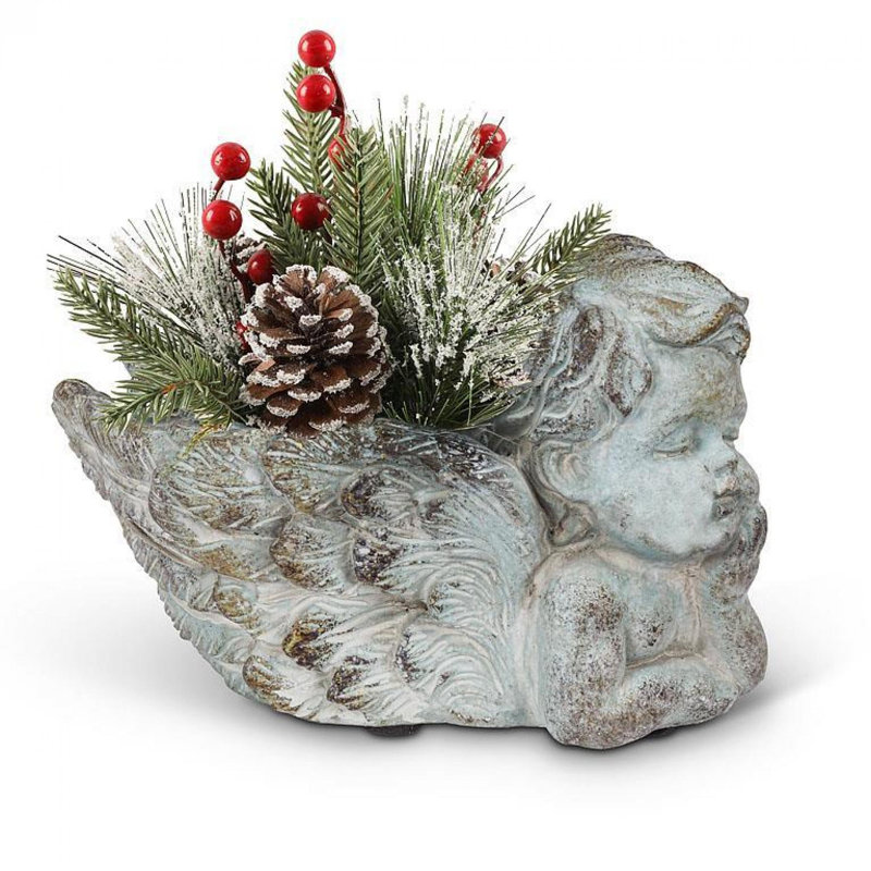 Resting Cherub Planter