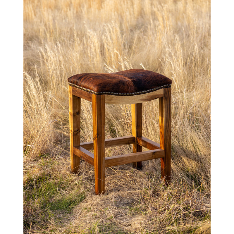 Pleva BR-200 Saddle Hide Bar Stool, Counter Stool (26” Seat Height)