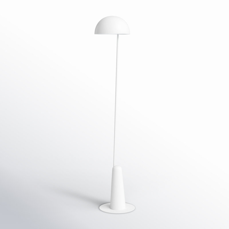 Lampe de travail sur pied Iyanna, Blanc