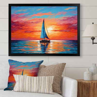 " Sailboat Abstract Horizon II "