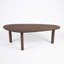 Table basse en chêne - brun cacao-1244344422