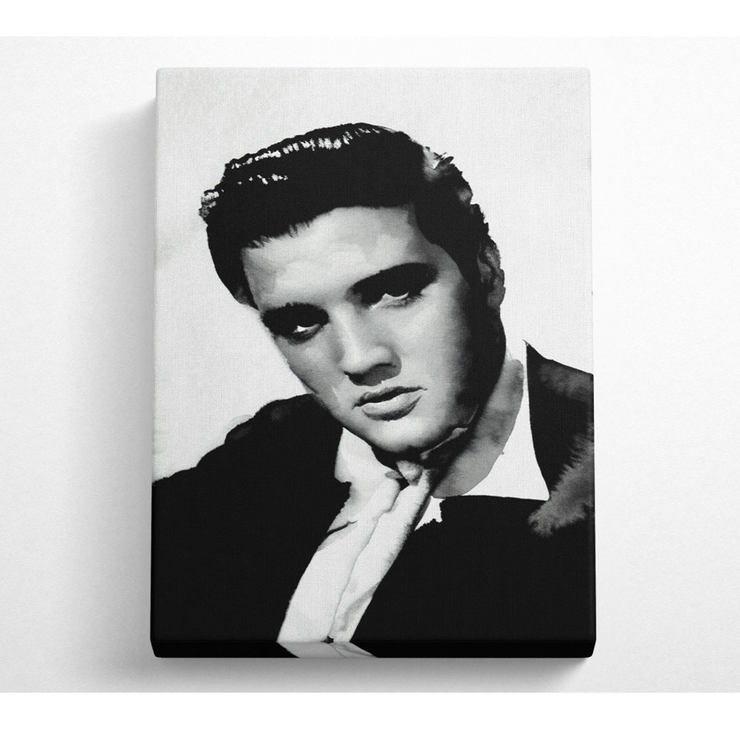 Elvis Presley Blue Suede Shoes - Kunstdrucke auf Leinwand