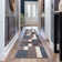 Allyne Geometric Tufted Blue/Cream/Gray Non-Slip Rubberback Area Rug