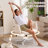 Cross-Legged Home Office Chair with Dynamic Airbag Back Support, Flip-Up Armrests-1327270904
