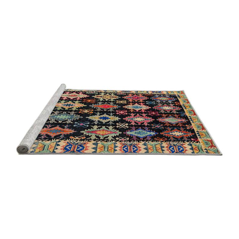 Geometric Indoor Rug, Round 5'