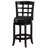 Swivel Upholstered Counter Stool with Solid Wood Frame-41670033-41670035-15374757