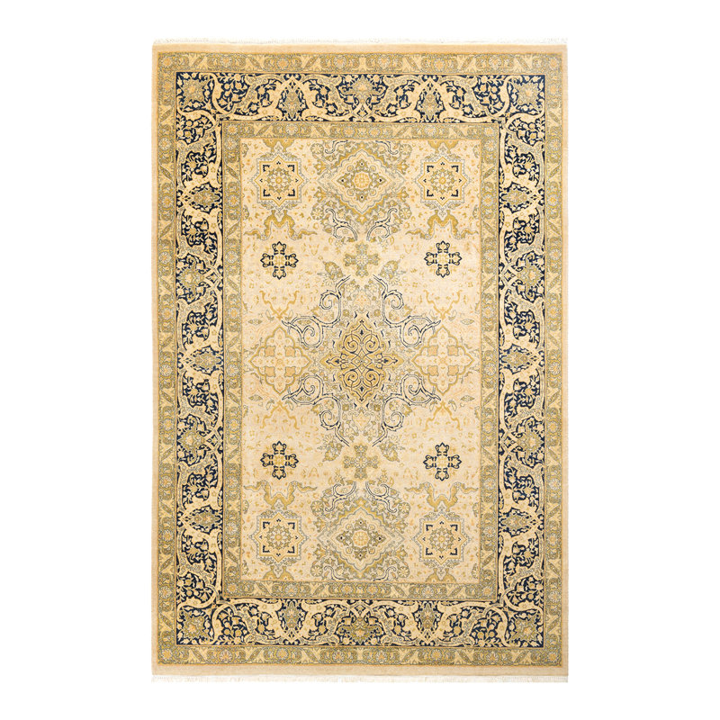Classic One-of-a-Kind 6' 1" X 9' 2" Hand Knotted Area Rug