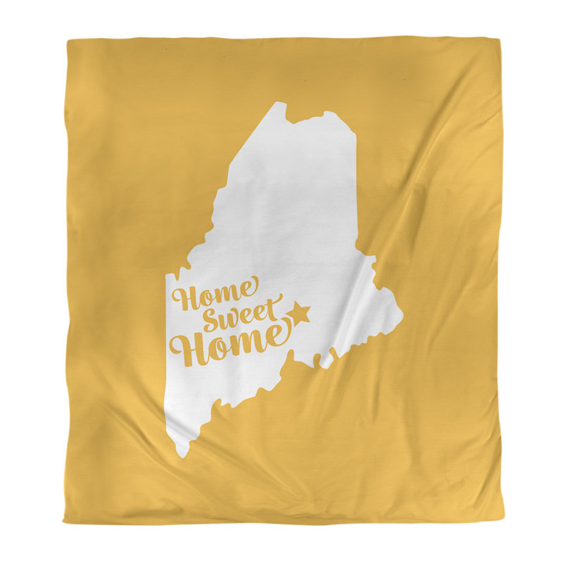 Housse de couette simple doux bangor home, Microfibre, Housse de couette pour grand lit, Jaune