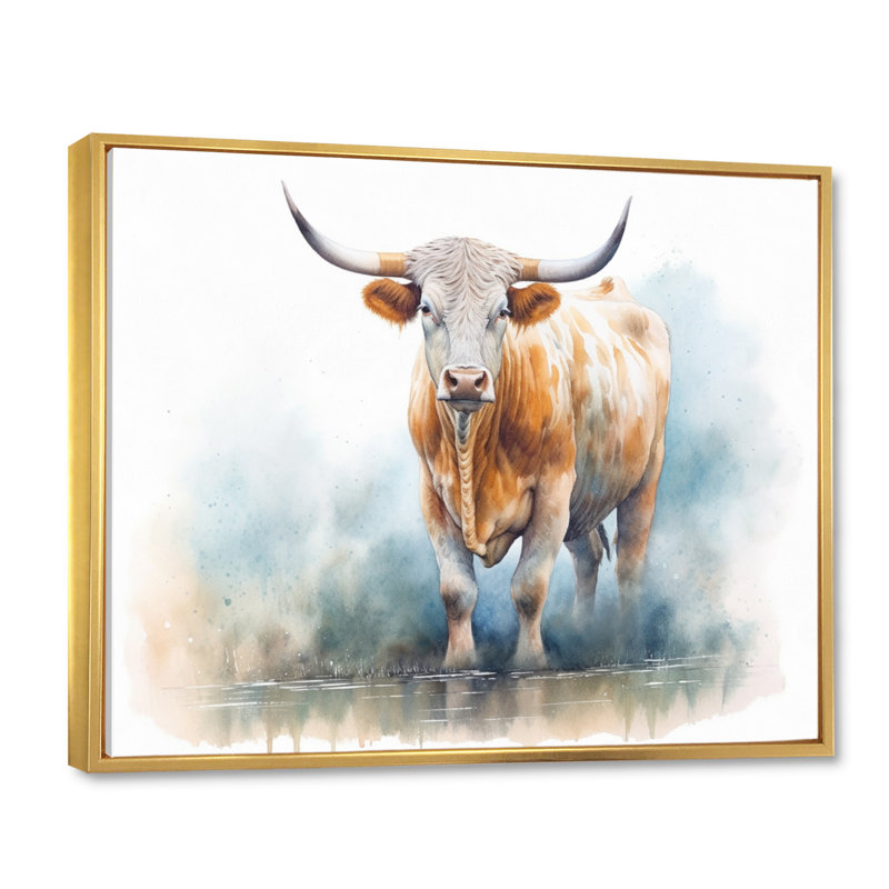" Rustic Castle II ", Gold Floater Framed, 12" H x 20" W x 1" D