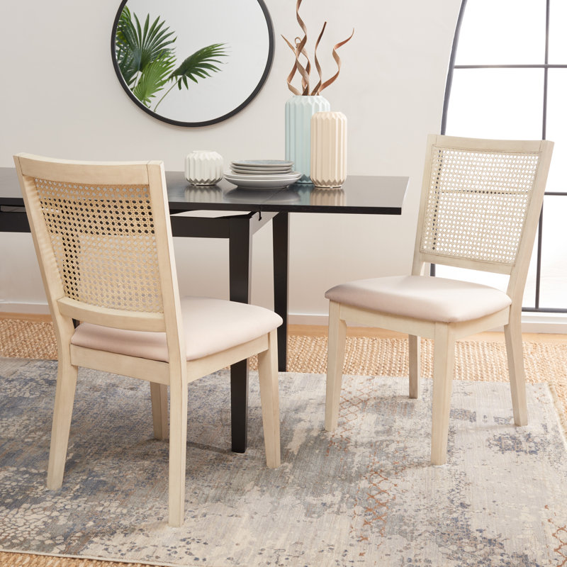 Troxel 18.90'' H Upholstered Armchair, White Washed, Beige