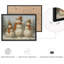 Impression encadrée de bonhomme de neige pour décoration d'hiver - 8 po x 10 po-116555615-116555619