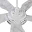 Ventilateur de plafond intelligent intérieur / extérieur Elira, ensemble d'éclairage à DEL à intensité variable et télécommande, fonctionne avec l'assistant Google, Amazon Alexa et les raccourcis Siri.-397423720-397423723-397423721