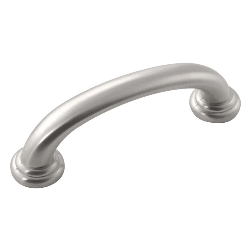 Zephyr Kitchen Cabinet Handles, Solid Core Drawer Pulls for Doors, 3", Stainless Steel