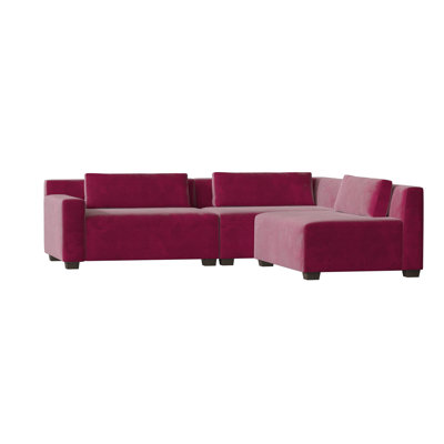 Alisa Upholstered L-Shaped Sectional Right Hand Facing
