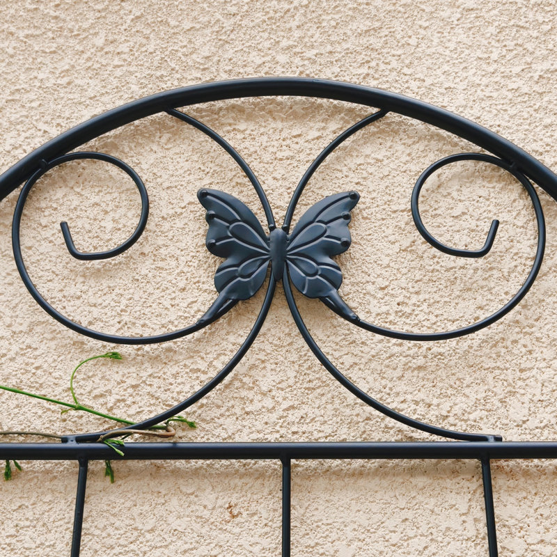 Ensemble de treillis de jardin en métal pour plantes grimpantes - antirouille et facile à assembler