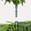 4FT Artificial Real Touch Norfolk Pine Tree 2-Piece Set with Potted Bases