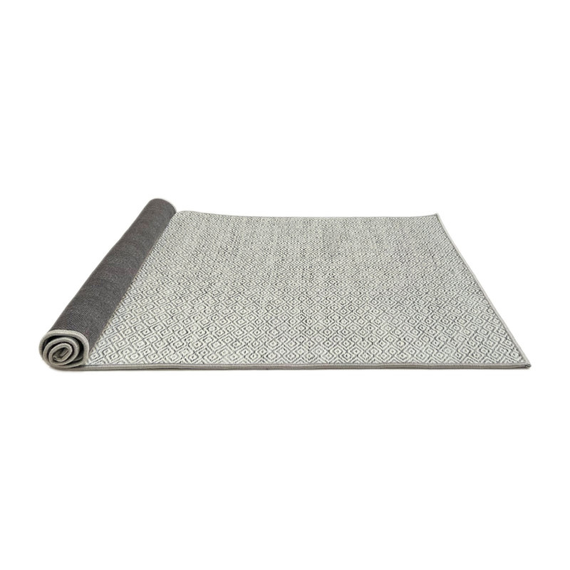 Tapis gris zone contemporaine Ingersoll, Rond 6 pi x 6 pi